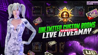 BGMI CUSTOM ROOM LIVE  PLAY BGMI amp WIN UC REDEEM CODE [upl. by Ameyn532]