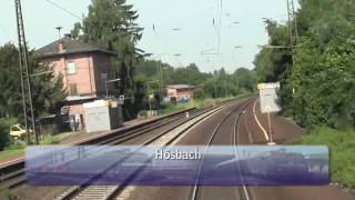 FstMitfahrt Würzburg  Frankfurt Teil 713 HD [upl. by Arimas]