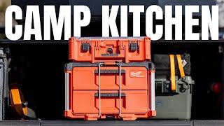 Using Milwaukee Packouts for my ULTIMATE Camp Kitchen [upl. by Gris]