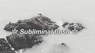 ❦ Subliminal Flush  Removing any subliminal negative affirmations amp blockages ❦ [upl. by Akcir]