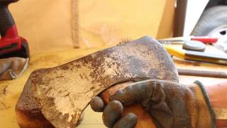 Collins Double Bit Axe Restoration  Country Living [upl. by Nuli]