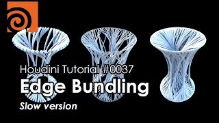 Houdini Tutorial 0037 Edge Bundling Slow version [upl. by Garner]