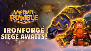 NEW Siege Ironforge  Warcraft Rumble [upl. by Mulvihill144]