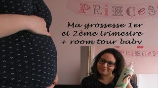 🐣Ma grossesse 1er et 2ème trimestre  room tour baby [upl. by Dulcinea]