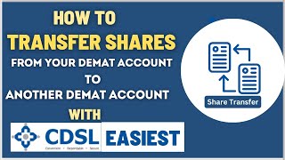 How To Transfer Shares online from one Demat Account To Another Demat Account using CDSL Easiest [upl. by Michella970]