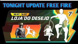 Tonight Update Of Free Fire India Server  Free Fire Tonight Update  Free Fire New Event Today [upl. by Ennazor712]