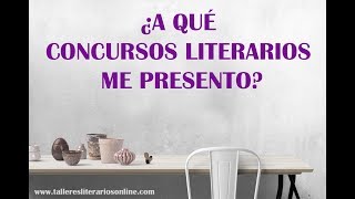 ¿A qué concursos literarios me presento [upl. by Netta]