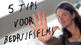 Waar moet je aan denken bij het maken van een bedrijfsfilm  5 tips  de Videomakers [upl. by Nuahsak119]