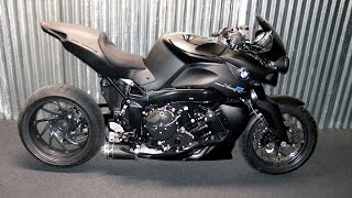 BMW K1200 R exhaust sound and acceleration [upl. by Einahpts821]