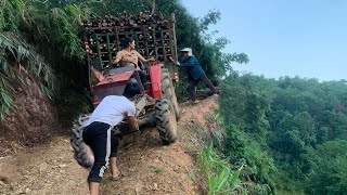 The highland girl works as a truck driver climbing hills and crossing forest roads [upl. by Warrin]