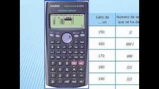 calculo de media mediana y moda casio 82wmv1 [upl. by Dayir439]