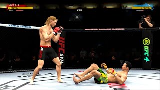 Chuck Norris vs Jet Li UFC Ea sports [upl. by Oryaj]