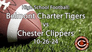 Football vs Belmont Charter 102624 [upl. by Rumit486]