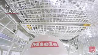 Inside A Dishwasher  Miele Dishwasher Wash Cycle GOPRO [upl. by Suertemed105]