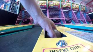 SKEE BALL at CHUCK E CHEESE with the GoPro HERO HD [upl. by Dej]