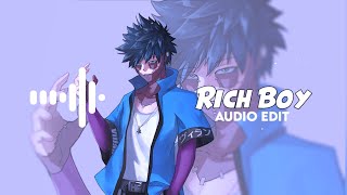 Payton  Rich Boy Slowed  Audio Edit Shorts [upl. by Garfinkel467]