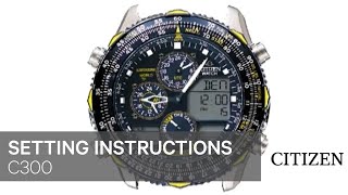 Citizen Watch Setting Instruction — C300 [upl. by Panther25]