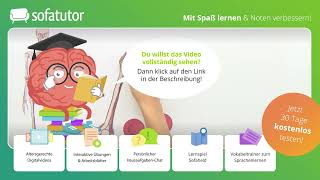 Skelett des Menschen einfach erklärt – Biologie 7 amp 8 Klasse [upl. by Baptista]