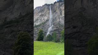 Lauterbrunnen ❤️ beautifulnature travel waterfall lauterbrunnen lauterbrunnenvalley shortvideo [upl. by Yerffoj]