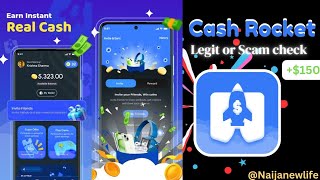 Cash Rocket app Review Legit or Scam  Real or Fake check [upl. by Lustig]