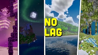 Top 5 Best NEW NO LAG Minecraft Bedrock 121 Ultra Realistic Shaders iOS Android Windows [upl. by Bianka]