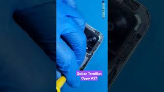 Desmontar y Quitar Tornillos Oppo A57 smartphone android tecnologia [upl. by Yednarb]