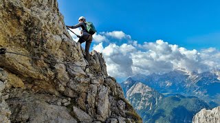 Der Mittenwalder Höhenweg  einer der schönsten Klettersteige Deutschlands [upl. by Rotberg]