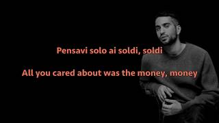 Mahmood Soldi lyrics amp translate [upl. by Dennison178]