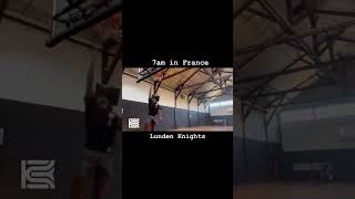 Training in Paris with Lunden Knights paris2024 basketball [upl. by Nayab]