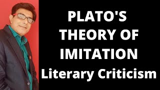 Platos Theory of Imitation Mimesis I Theory of Inspiration I Literary Criticism I MEG 5 I UGC NET [upl. by Allegra]