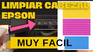 💪🏼LIMPIEZA de CABEZAL y test de INYECTORES epson para PRINCIPIANTES teclas SECRETAS desde CASA [upl. by Bodwell]