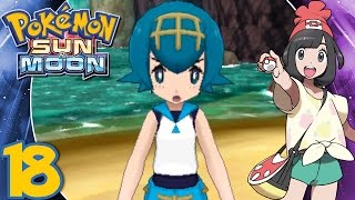 Pokémon Sun and Moon  Part 18 Captain Lanas Trial  Brooklet Hill  Gameplay Walkthrough [upl. by Rosenstein]