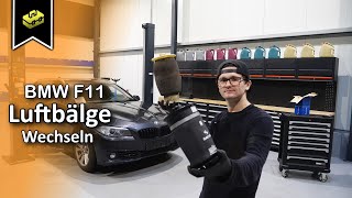 BMW 5er F10 F11 Luftbalg wechseln  Change air bellows  VitjaWolf  Tutorial  HD [upl. by Charlotta]