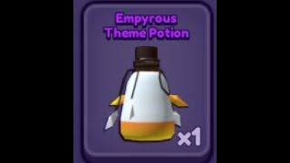 Using empyrous theme potion Dragon Adventure ROBLOX [upl. by Wiles]