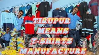 tirupur mens tshirt wholesale market tirupur tshirt manufacturer tirupur export surplus market [upl. by Hope]