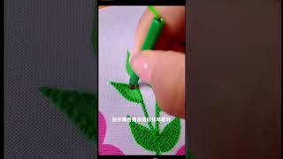 punch needle embroidery [upl. by Aikemit553]