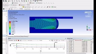 Viscoelasticity  ANSYS 191 Tutorial [upl. by Blondelle]