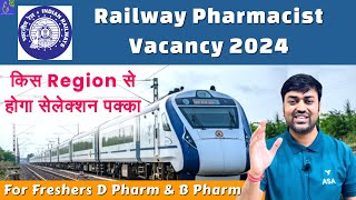 Railway Pharmacist Vacancy 2024  RRB Pharmacist Recruitment 2024  Best Book For RRB Pharmacist [upl. by Adnoraj]