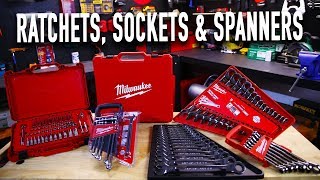 Socket Wrench Set amp Ratchet Spanner Set from Milwaukee [upl. by Eleaffar]