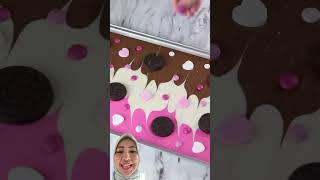 Coklat cake chocolate dessert diy cakedecorating cute [upl. by Wyndham]