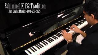 Schimmel Konzert K132 Tradition Upright Piano Video Demo [upl. by Ecniv]