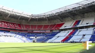 Visite du Groupama Stadium stade de lOL en VIP Tour  Footbol [upl. by Broderic]