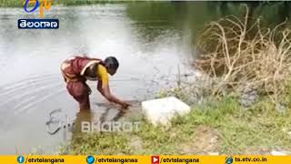 Father Done Swachh Bharat in A Pond With Request His Daughter at Marumanam in Tamil Nadu [upl. by Velasco]