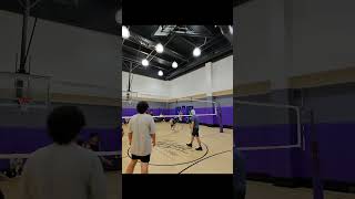 POV  setter push volleyball volleyballworld raybanmeta [upl. by Ecinwahs]