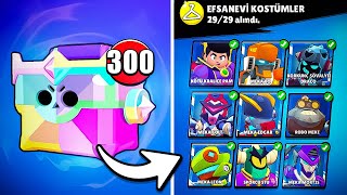 ULTRA KUPA KUTUSUNDAN 300 TANE AÇTIM TÜM EFSANEVİ KOSTÜMLER ÇIKARDIM🍏 Brawl Stars [upl. by Brigham]