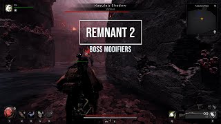 Remnant 2  Boss Modifiers Explained [upl. by Pattison]