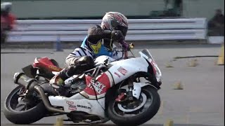 DUNLOP 2024 R1 【B】h2 GSXR750 poston [upl. by Yerffoj]