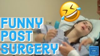 🤣 Funny Post Surgery Anesthesia Videos 😂 People Are Funny Ep 1 [upl. by Pattie]