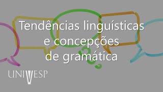 Introdução à Linguística  Tendências linguísticas e concepções de gramática [upl. by Dempsey]