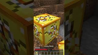 Lucky Blocks are CRAZY minecraft luckyblock minecraftmemes [upl. by Tanah]